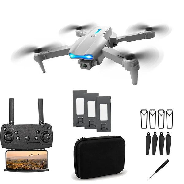 E99 Pro drón | Dron + 3 akkumulátor + hordtáska | 1800mAh