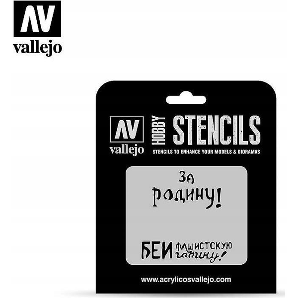  Vallejo Vallejo: Stencils - Soviet Slogans WWII 2