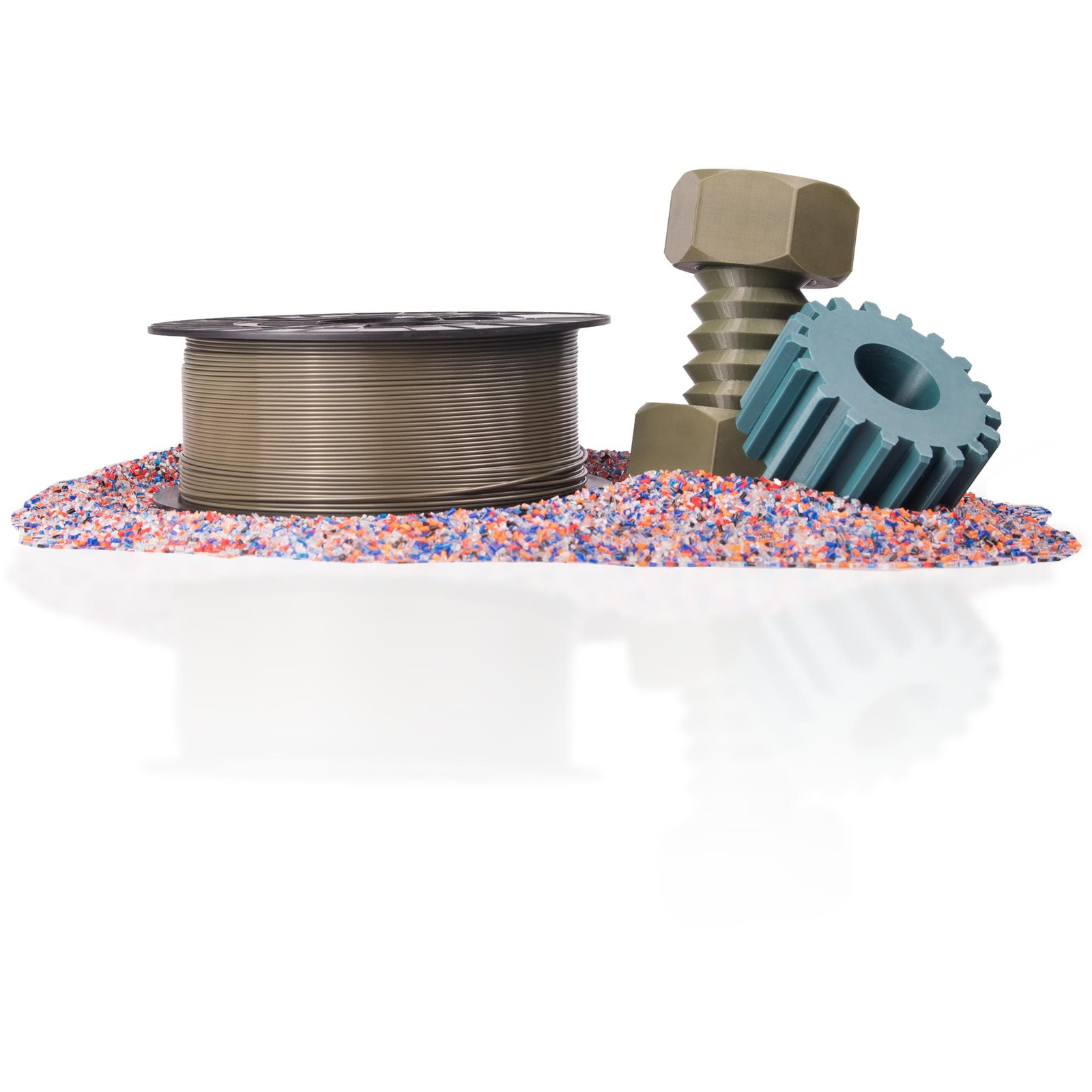 Filament PM 1.75 RePETG újrahasznosított, 1 kg (CZF175PETG_RC)