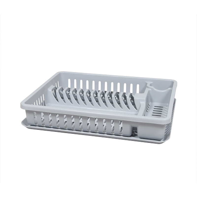 Flair 80000 Műanyag edényszárító 42 x 30 x 14 cm - Világosszürke (80000)