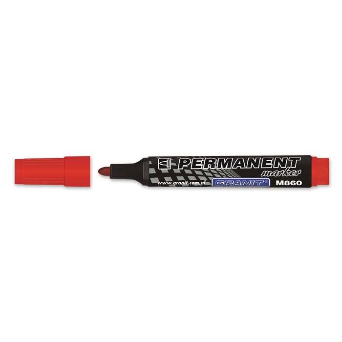 Granit M860 3-4 mm Alkoholos marker - Piros (M86010K03)