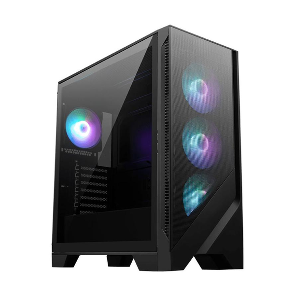 MSI MAG FORGE 320R AIRFLOW κουτί υπολογιστή Micro Tower Μαύρος (Μαύρο), Διαφανής