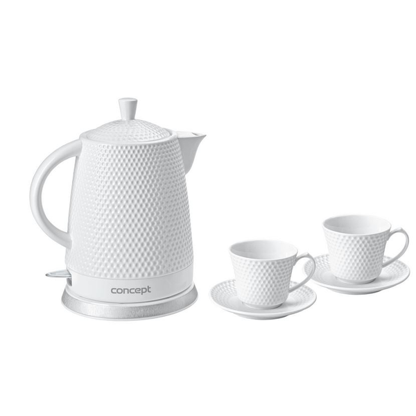 Concept RK0040 1,5L Водонагревател Бял Керамика