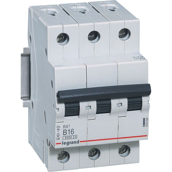 Jistič Legrand 3p 400V IP20 B 16A