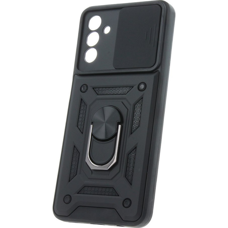 Defender Slide Samsung Galaxy A14 4G / A14 5G ütésálló tok, fekete (36058)