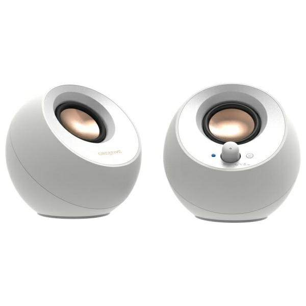 Creative Pebble V3 2.0 fehér Bluetooth hangszóró