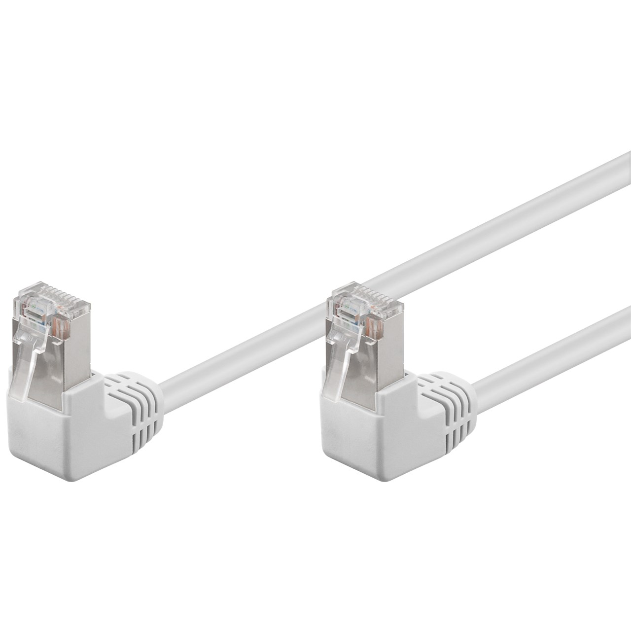 Goobay F/UTP CAT 5e Patch kábel 0.25m - Fehér (96060)