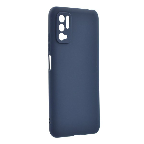 Szilikon telefonvédő (matt) SÖTÉTKÉK [Xiaomi Redmi Note 10 5G (Poco M3 Pro 5G)]