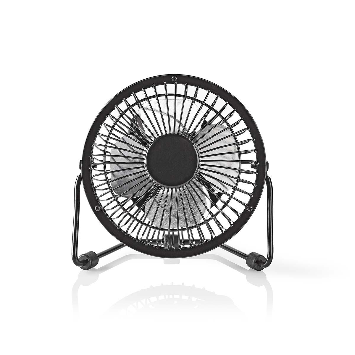 Nedis FNDK1BK10 Mini asztali ventilátor - Fekete (FNDK1BK10)