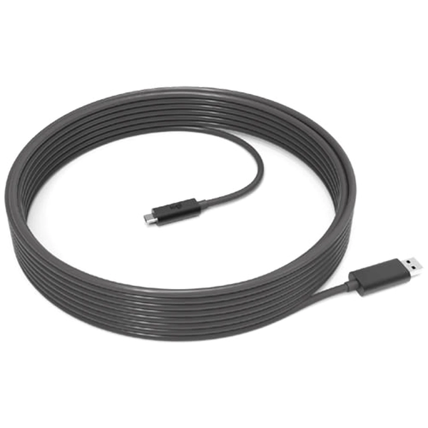 Logitech Strong USB-kabel USB 3.2 Gen 2 (3.1 Gen 2) 25 m USB A USB C Grafit