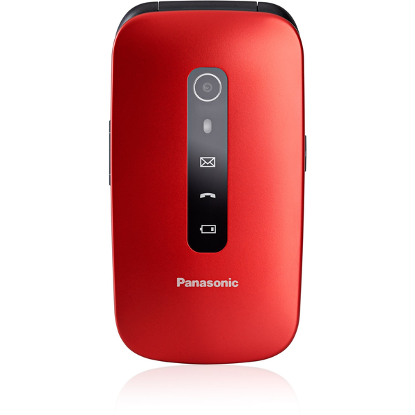 Panasonic KX-TU550EXR Senior Mobiltelefon 2.8" 4G SOS Gombbal Piros