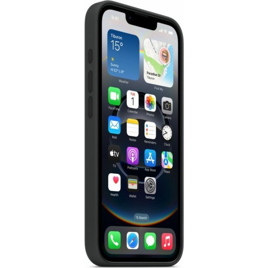 Apple iPhone 16e szilikon hátlap, fekete (MD3N4ZM/A)