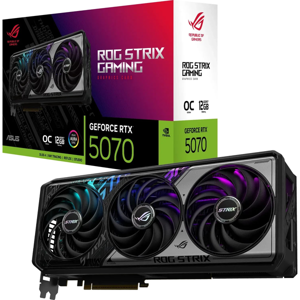 Asus ROG Strix GeForce RTX 5070 OC Edition 12GB GDDR7 videokártya