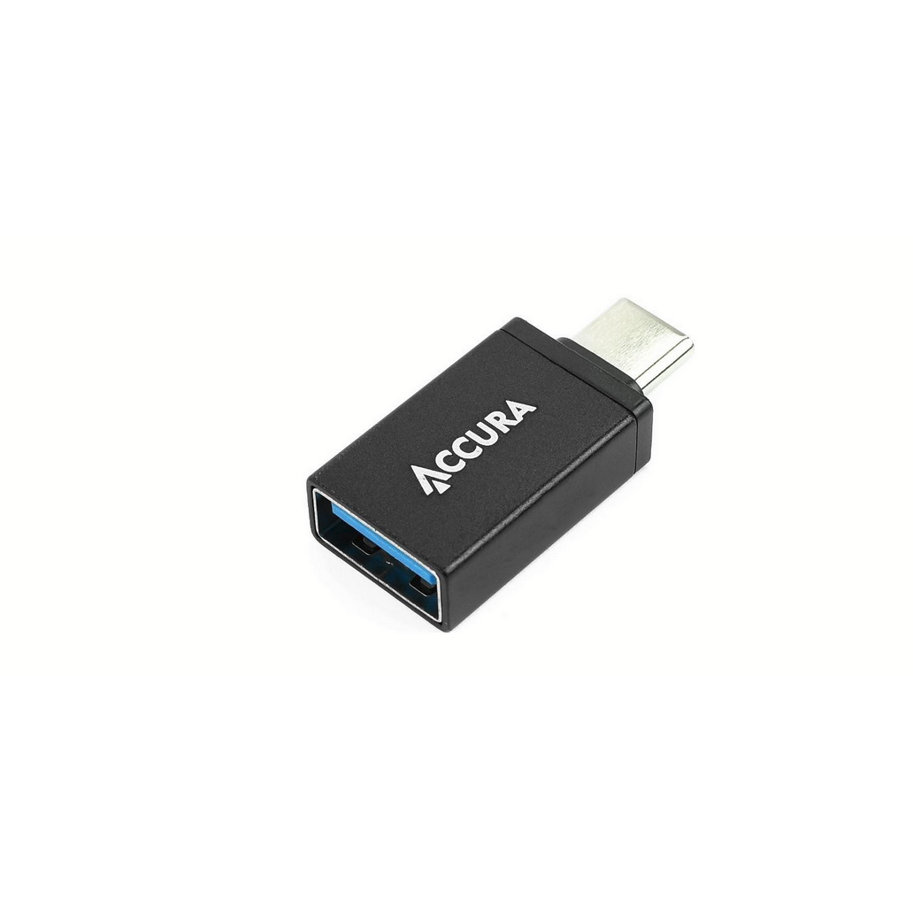 Accura ACC2278 USB-C apa - USB-A anya 3.1 Adapter - Fekete (ACC2278)