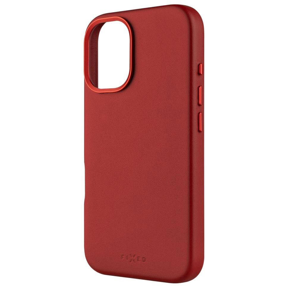 FIXED MagLeather Apple iPhone 16 MagSafe piros tok (FIXLM-1400-RD)