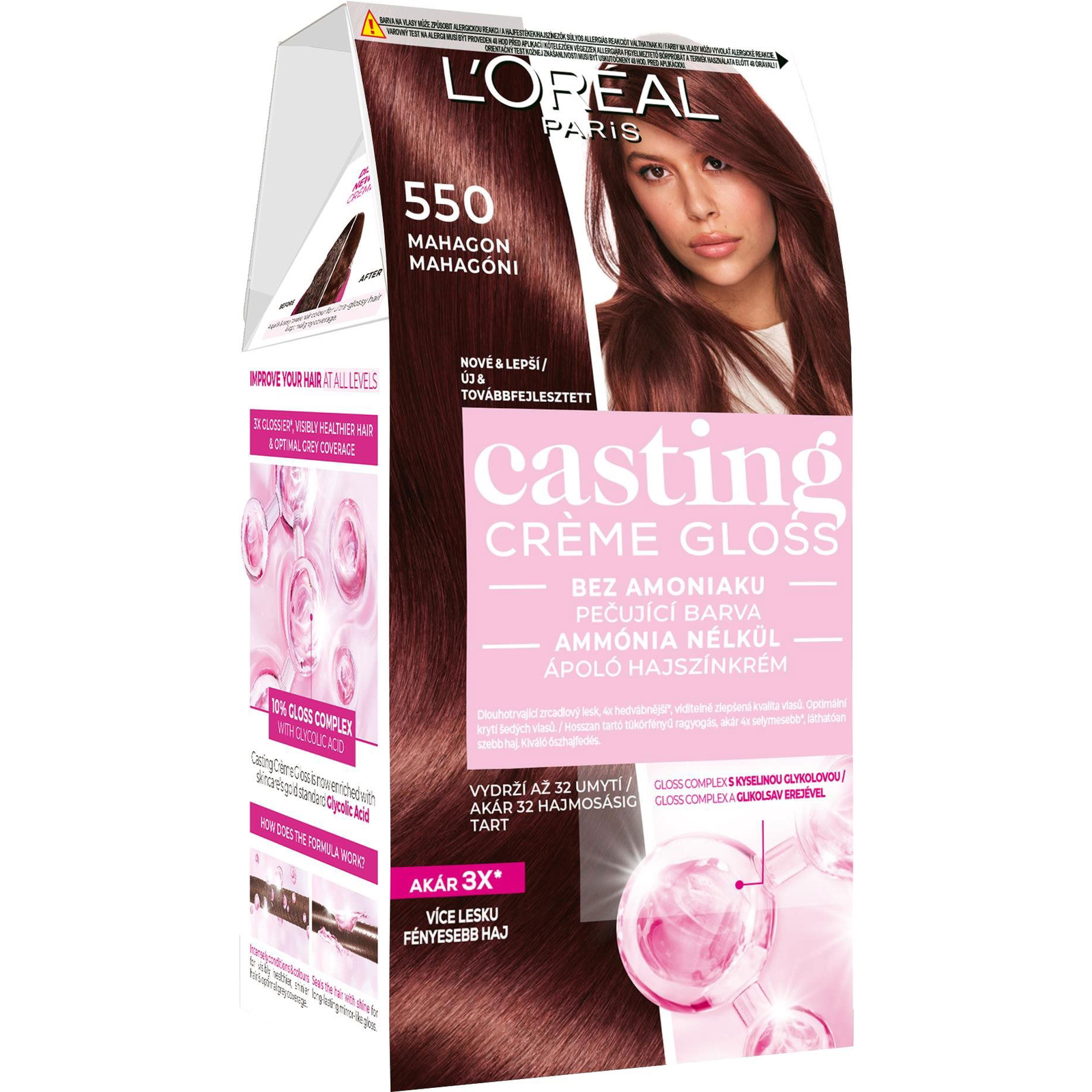 L'ORÉAL PARIS Casting Créme Gloss 550 Mahagóni (3600524193706)
