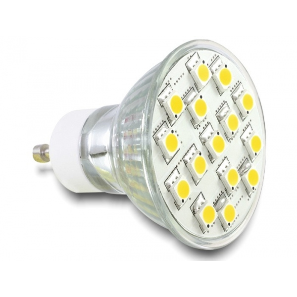 Delock GU10 LED világítás 15x SMD 3.5W, meleg fehér (46188)