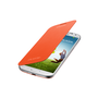 Samsung EF-FI950B Galaxy S4 gyári Flip Tok - Narancssárga