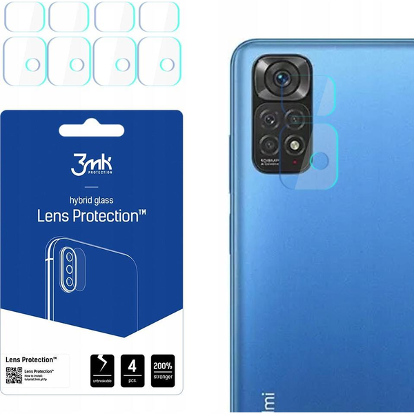 Hybridní Sklo 3MK pro Xiaomi Redmi Note 11S 4G - Ochrana objektivu Lens