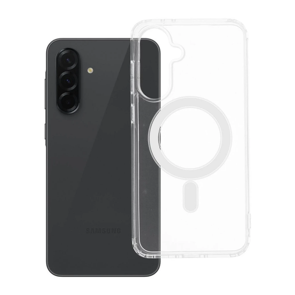 Samsung Galaxy A36 készülékhez Clear Mag Cover tok (MID) MagSafe-kompatibilis átlátszó