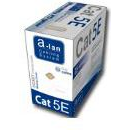  Alantec Kabel U/UTP typu linka kat.5e PVC 4x2x26/7AWG 305m szara