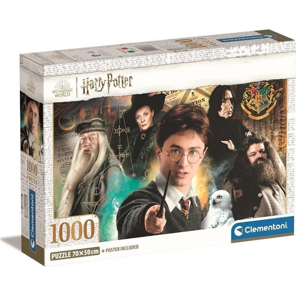 Пъзел Clementoni, Хари Потър, 1000 части, Многоцветен