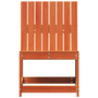 viaszbarna tömör fenyőfa kerti szék 50,5 x 55 x 77 cm