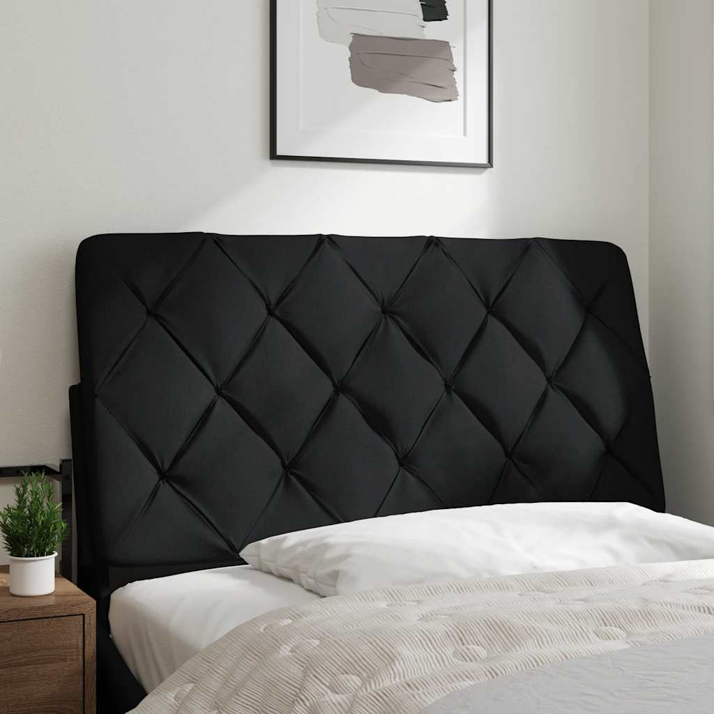 fekete szövet fejtámla párna 100 cm (4019207)