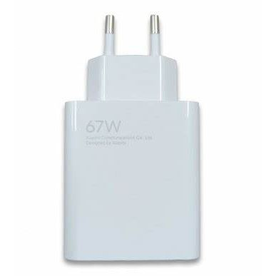 Xiaomi мрежово зарядно usb гнездо (5v / 3000 ma, 67w, поддръжка за бързо зареждане) бяло