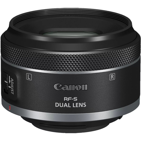 Canon RF-S 7.8mm F4 STM DUAL MILC Stereoscopic lens Черен