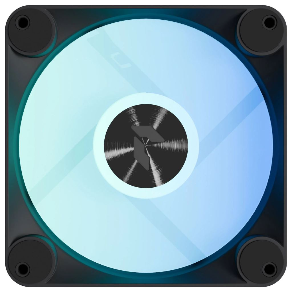APNX FP1-R 120mm fordított légáramlású ARGB hűtő ventilátor fekete (APF3-PF11227.11) (APF3-PF11227.11)