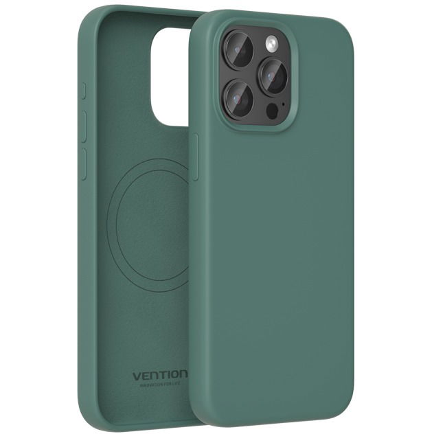 Vention Liquid iPhone 14 Pro Max szilikon MagSafe tok - Cypress (KUEG0-40)