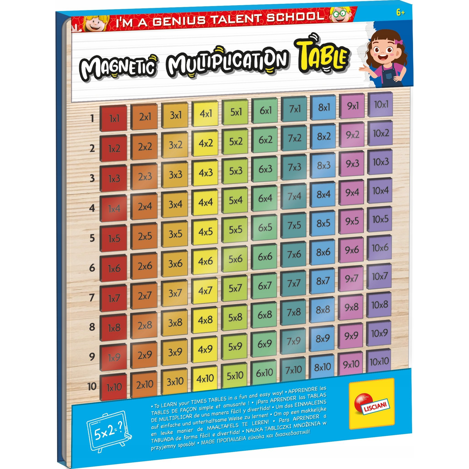 I'm Genius Mágneses szorzótábla - Lisciani (304-EX105502)