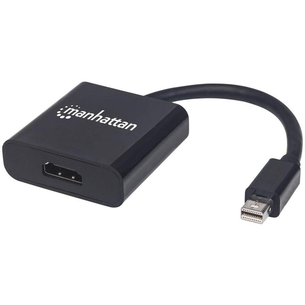 Manhattan 152570 videokabel adapter Mini DisplayPort HDMI Type A (Standard) Sort
