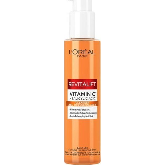 L’Oreal Paris Revitalift żel oczyszczający do twarzy z witaminą C i kwasem salicylowym 150 ml