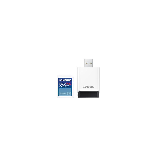 Paměťová karta Samsung 256GB SDXC PRO Plus (2023) 180MB/s + čtečka USB