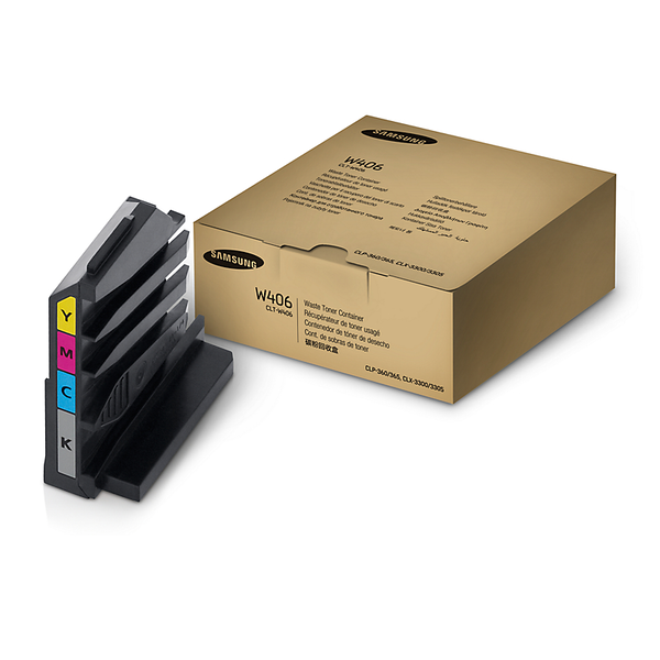 Samsung CLT-W406 Használt tonerpor tároló fekete/színes