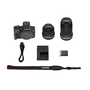 Canon EOS R100 + RF-S 18-45mm F4.5-6.3 IS STM + RF-S 55-200mm F5-7.1 IS STM Kit MILC 24,1 MP CMOS 6000 x 4000 pixelek Fekete