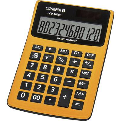 Asztali zsebszámológép, Olympia LCD-1000P IP54 4685 (4685)
