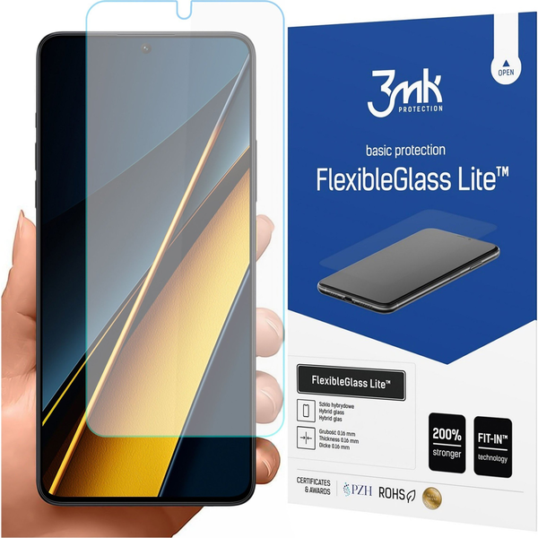3mk FlexibleGlass Lite hibrid üvegfólia 7H Poco X6 Pro 5G
