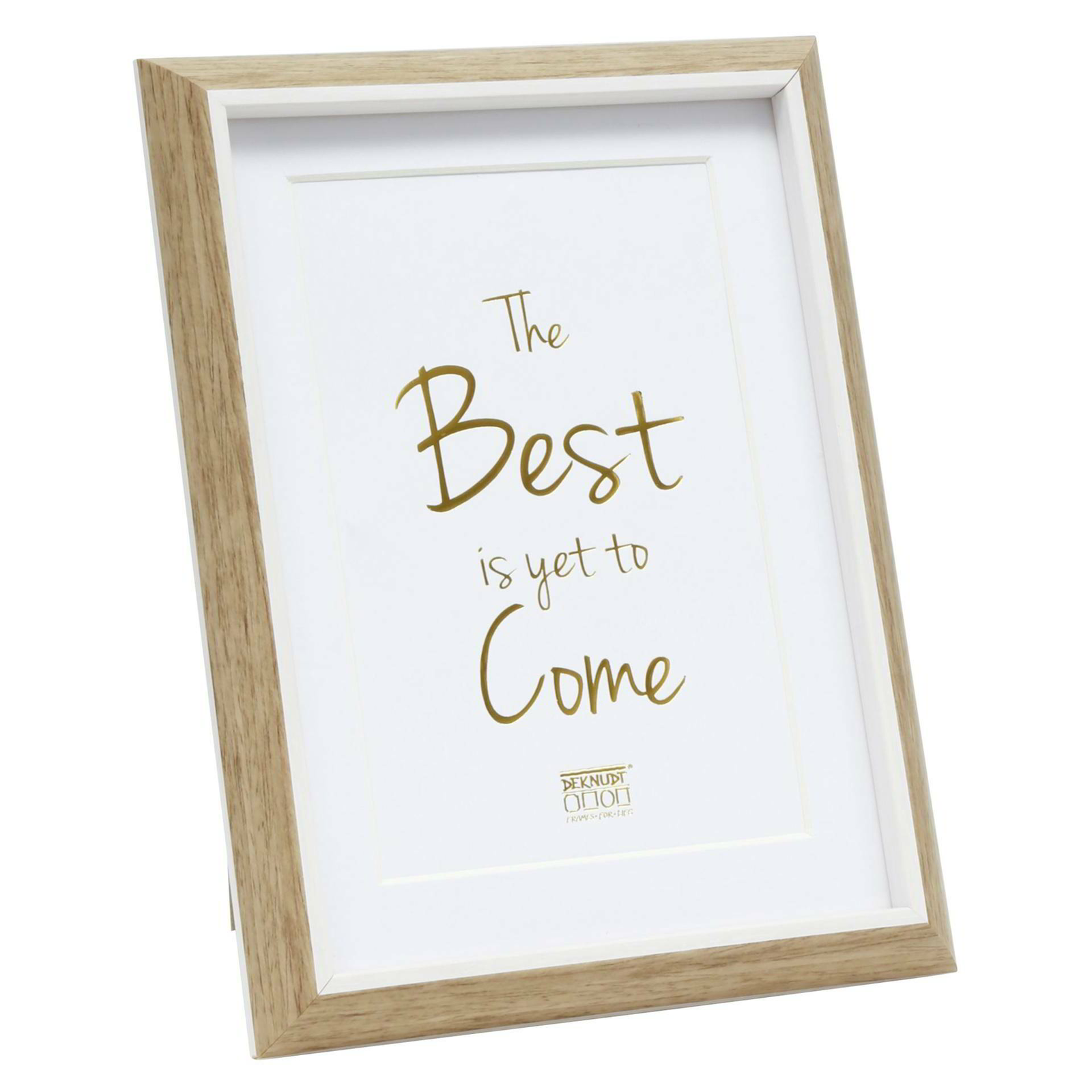 Deknudt S46WG4 P1 19,7x14,6 Képkeret - Natúr/fehér (S46WG4P1_13,0X18,0)