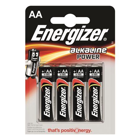 ENERGIZER ALKALINE POWER        4 PZ. AA      STILO