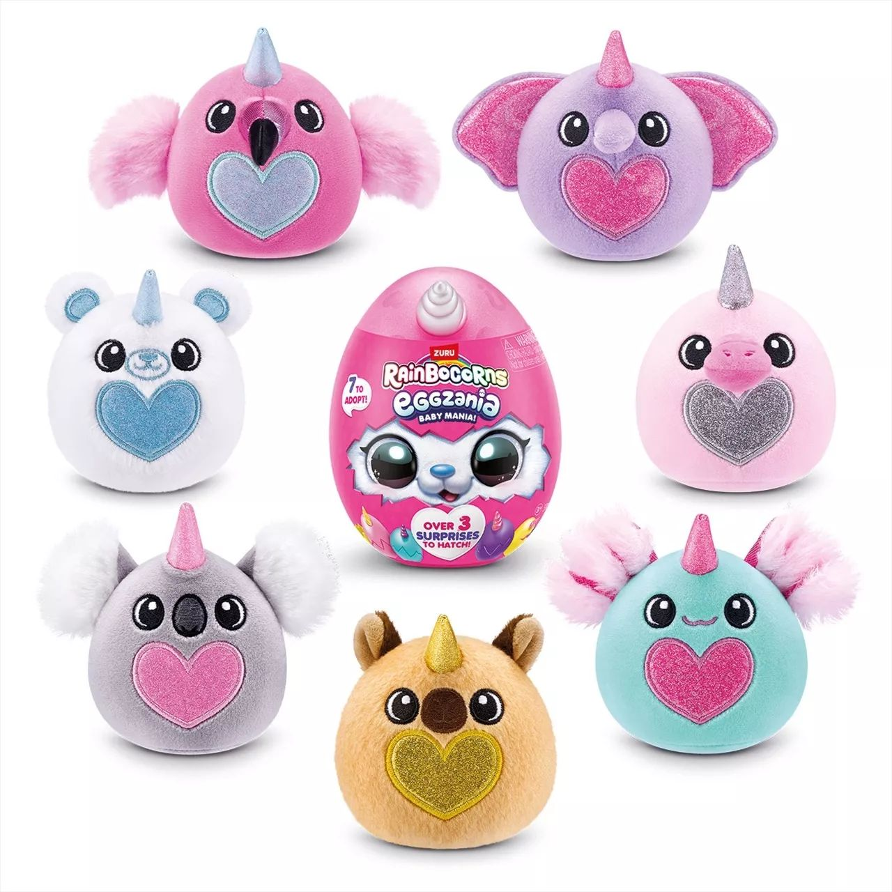 Zuru Toys Rainbocorns Baby Eggzania meglepetés tojás 1. széria (92111)