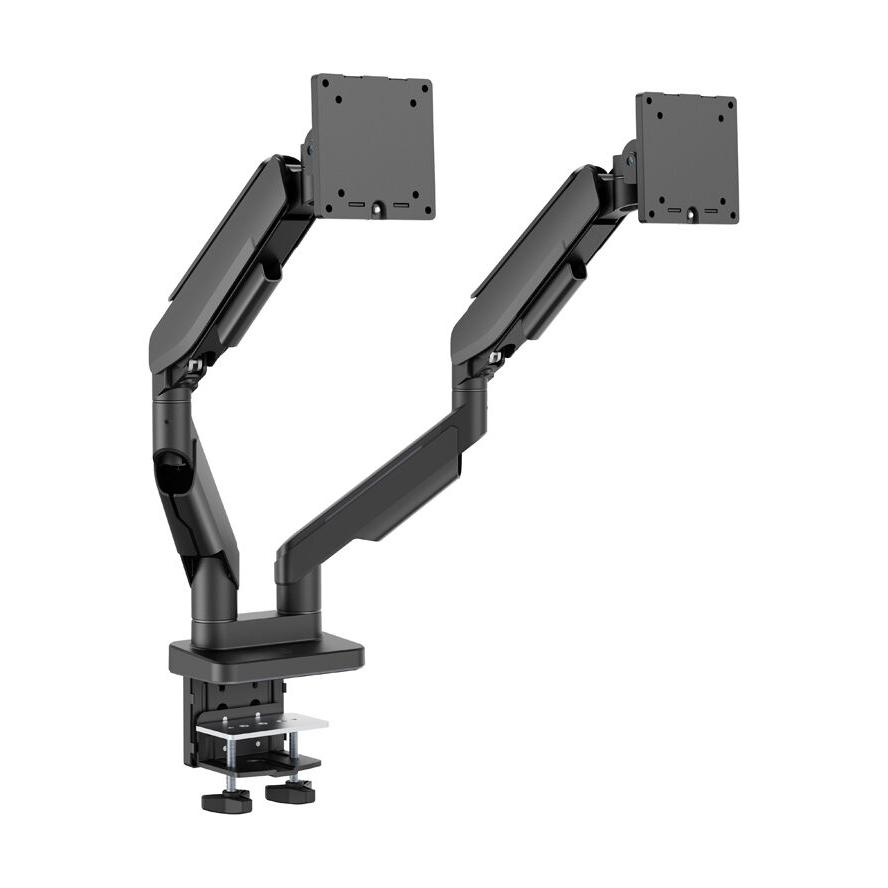 LC-Power LC-EQ-A34B-D 17"-34" LCD TV / Monitor asztali tartó kar - Fekete (2 kijelző) (LC-EQ-A34B-D)