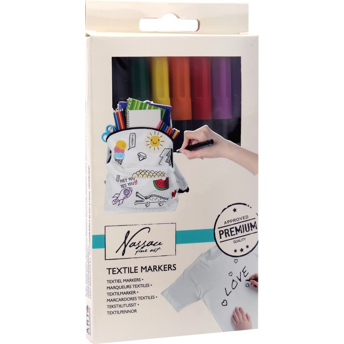 Nassau Textil Festő Filctoll Készlet 8 db-os ( )