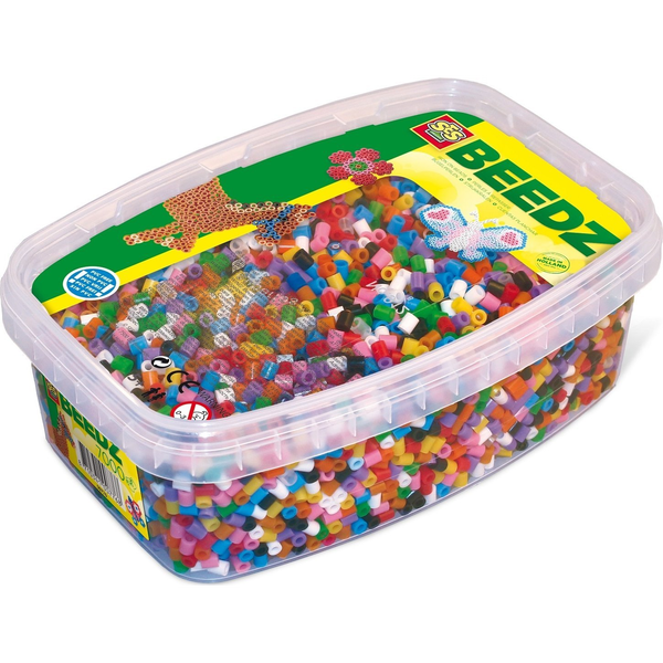 SES Creative Beedz Children's box of 7000 Mix Basic Iron-on Beads Perline a fusione