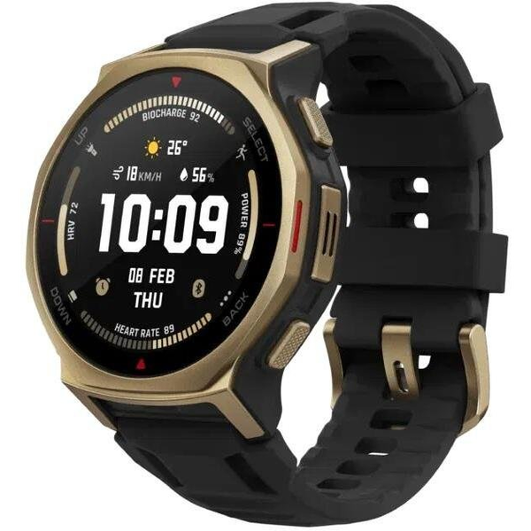 Amazfit T-rex 3 Pro 3,35 cm (1.32") AMOLED 44 mm Digitale 466 x 466 Pixel Touch screen Oro Wi-Fi GPS (satellitare)