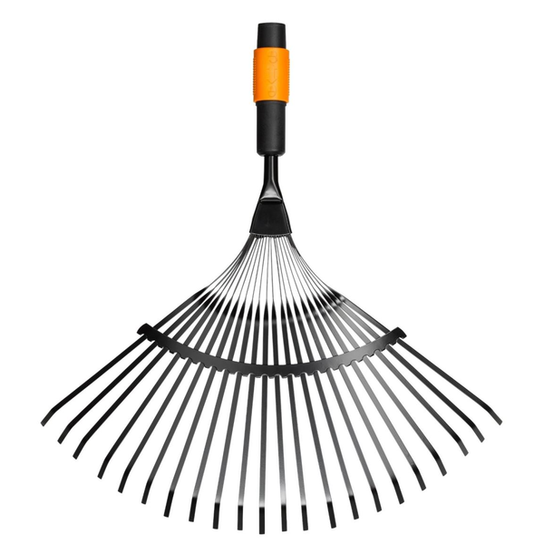 QuikFit Fächerbesen (schwarz/orange, 43cm)