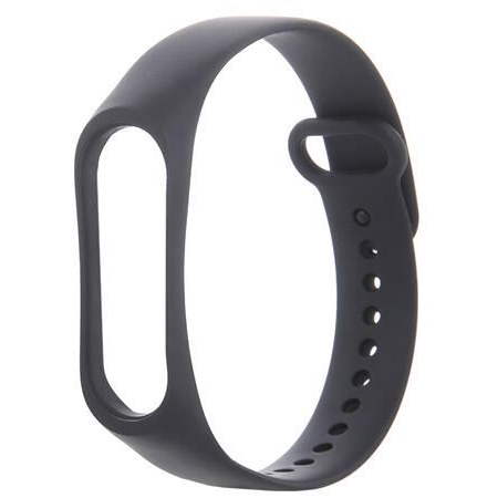 Xiaomi Mi Band 3 / Mi Band 4, náhradní silikonový řemínek, černý