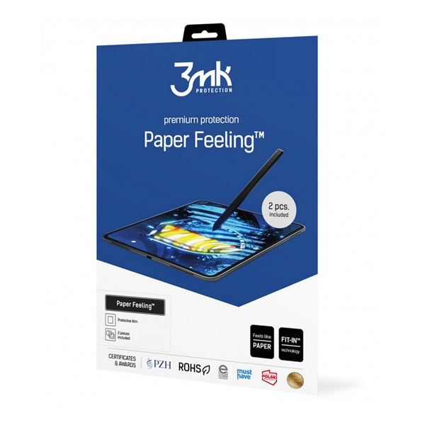 3mk PAPER FEELING képernyővédő fólia 2db (full screen, papír hatás, 0.16mm) ÁTLÁTSZÓ Samsung Galaxy Tab Active 4 Pro WIFI (SM-T636) (GP-141887)